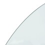 Glass plate for semicircular fireplace 1200x500 mm by vidaXL, Glass - Ref: Foro24-324113, Price: 38,62 €, Discount: %