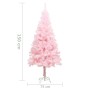 Künstlicher Weihnachtsbaum mit rosa PVC-Ständer 150 cm von vidaXL, Weihnachtsbäume - Ref: Foro24-320997, Preis: 29,33 €, Raba...