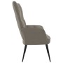 Light Gray Velvet Relaxation Chair by vidaXL, Armchairs - Ref: Foro24-328073, Price: 102,73 €, Discount: %