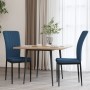 Sillas de comedor 2 unidades terciopelo azul de vidaXL, Sillas de comedor - Ref: Foro24-326092, Precio: 88,80 €, Descuento: %