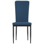 Sillas de comedor 2 unidades terciopelo azul de vidaXL, Sillas de comedor - Ref: Foro24-326092, Precio: 88,80 €, Descuento: %