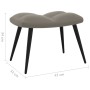 Silla de relajación con reposapiés terciopelo gris claro de vidaXL, Sillones - Ref: Foro24-328084, Precio: 119,06 €, Descuent...