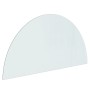 Glass plate for semicircular fireplace 1200x600 mm by vidaXL, Glass - Ref: Foro24-324120, Price: 45,82 €, Discount: %