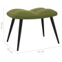 Silla de relajación con reposapiés terciopelo verde claro de vidaXL, Sillones - Ref: Foro24-328087, Precio: 139,82 €, Descuen...