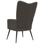 Sillón de relax de terciopelo gris oscuro de vidaXL, Sillones - Ref: Foro24-328074, Precio: 117,67 €, Descuento: %