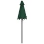 Green aluminum umbrella 200x224 cm by vidaXL, Umbrellas - Ref: Foro24-47205, Price: 44,66 €, Discount: %