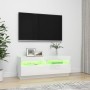 Mueble de TV con luces LED blanco brillante 100x35x40 cm de vidaXL, Muebles TV - Ref: Foro24-804460, Precio: 101,99 €, Descue...