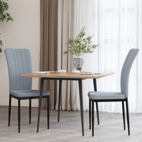 Sillas de comedor 2 unidades terciopelo gris claro de vidaXL, Sillas de comedor - Ref: Foro24-326093, Precio: 90,99 €, Descue...