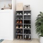 Shoe rack furniture 2 units concrete gray color 27.5x27x102 cm by vidaXL, Shoe racks and shoe organizers - Ref: Foro24-808494...