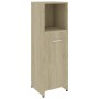 Juego muebles de baño 4 piezas madera ingeniería roble Sonoma de vidaXL, Muebles de baño - Ref: Foro24-3056883, Precio: 174,2...