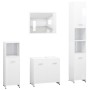 4-piece bathroom furniture set in white gloss engineered wood by vidaXL, Bathroom furniture - Ref: Foro24-3056886, Price: 179...