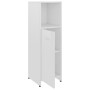 Juego muebles de baño 4 piezas madera ingeniería blanco brillo de vidaXL, Muebles de baño - Ref: Foro24-3056886, Precio: 179,...