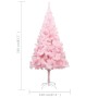 Artificial Christmas tree with pink PVC stand 210 cm by vidaXL, Christmas trees - Ref: Foro24-320999, Price: 60,15 €, Discoun...