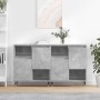 Sideboards 2 pcs concrete gray plywood by vidaXL, Sideboards - Ref: Foro24-3190121, Price: 110,13 €, Discount: %