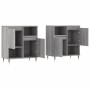 Sideboards 2 pieces Sonoma gray plywood by vidaXL, Sideboards - Ref: Foro24-3190123, Price: 112,89 €, Discount: %