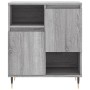 Aparadores 2 piezas madera contrachapada gris Sonoma de vidaXL, Aparadores - Ref: Foro24-3190123, Precio: 112,89 €, Descuento: %