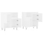 Sideboards 2 Stück weißes Sperrholz von vidaXL, Sideboards - Ref: Foro24-3190125, Preis: 112,02 €, Rabatt: %