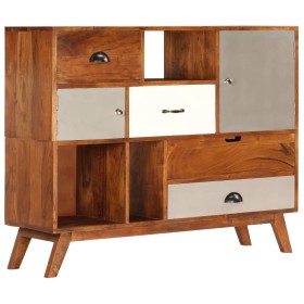 Solid acacia wood sideboard 115x35x86 cm by vidaXL, Sideboards - Ref: Foro24-247938, Price: 235,99 €, Discount: %