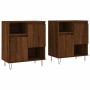 2 Stück Sideboards Sperrholz braune Eiche von vidaXL, Sideboards - Ref: Foro24-3190132, Preis: 111,05 €, Rabatt: %