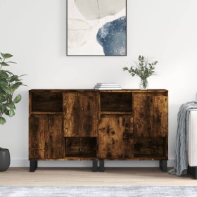 2-piece smoked oak plywood sideboards by vidaXL, Sideboards - Ref: Foro24-3190138, Price: 122,83 €, Discount: %