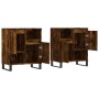 2-teilige Sideboards aus geräuchertem Eichensperrholz von vidaXL, Sideboards - Ref: Foro24-3190138, Preis: 127,15 €, Rabatt: %