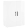 Armario de pared 2 unidades blanco brillante 69,5x34x90 cm de vidaXL, Aparadores - Ref: Foro24-3195645, Precio: 176,67 €, Des...