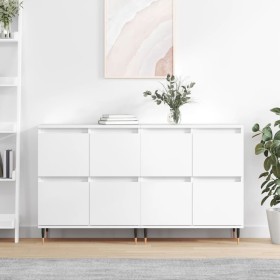 Sideboards 2 units glossy white plywood by vidaXL, Sideboards - Ref: Foro24-3190167, Price: 133,46 €, Discount: %