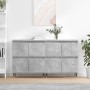 Sideboards 2 units plywood gray concrete by vidaXL, Sideboards - Ref: Foro24-3190169, Price: 129,82 €, Discount: %