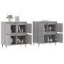 Sideboards 2 Stück Sonoma graues Sperrholz von vidaXL, Sideboards - Ref: Foro24-3190171, Preis: 134,21 €, Rabatt: %