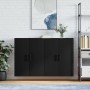 Wall cabinets 2 units black 69.5x34x90 cm by vidaXL, Sideboards - Ref: Foro24-3195644, Price: 164,26 €, Discount: %