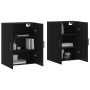 Wall cabinets 2 units black 69.5x34x90 cm by vidaXL, Sideboards - Ref: Foro24-3195644, Price: 164,26 €, Discount: %