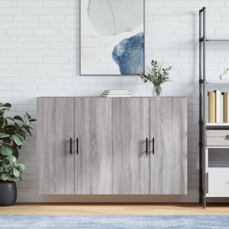 Wall cabinets 2 units Sonoma gray 69.5x34x90 cm by vidaXL, Sideboards - Ref: Foro24-3195649, Price: 151,99 €, Discount: %