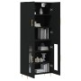 Tall black plywood sideboard 69.5x34x180 cm by vidaXL, Sideboards - Ref: Foro24-3195724, Price: 162,22 €, Discount: %