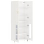 Tall white glossy plywood sideboard 69.5x34x180 cm by vidaXL, Sideboards - Ref: Foro24-3195717, Price: 163,30 €, Discount: %