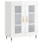 Tall white glossy plywood sideboard 69.5x34x180 cm by vidaXL, Sideboards - Ref: Foro24-3195717, Price: 163,30 €, Discount: %