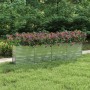 Silver galvanized steel flower bed 320x40x77 cm by vidaXL, Pots and planters - Ref: Foro24-316891, Price: 105,52 €, Discount: %