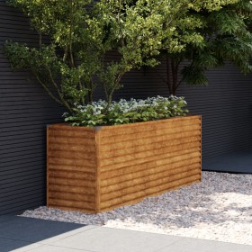 Jardinera acero corten 196x50x69 cm de vidaXL, Maceteros y jardineras - Ref: Foro24-151985, Precio: 85,99 €, Descuento: %