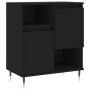 Sideboards 2 pcs black plywood by vidaXL, Sideboards - Ref: Foro24-3190118, Price: 114,21 €, Discount: %