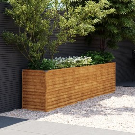 Jardinera acero corten 291x50x69 cm de vidaXL, Maceteros y jardineras - Ref: Foro24-151986, Precio: 81,99 €, Descuento: %