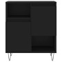 Aparadores 2 uds madera contrachapada negro de vidaXL, Aparadores - Ref: Foro24-3190126, Precio: 112,26 €, Descuento: %