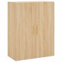 High oak-colored plywood sideboard 69.5x34x180 cm by vidaXL, Sideboards - Ref: Foro24-3195726, Price: 141,99 €, Discount: %