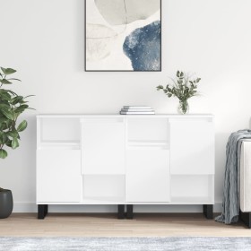 Sideboards 2 pieces white plywood by vidaXL, Sideboards - Ref: Foro24-3190133, Price: 126,87 €, Discount: %