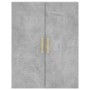 Aparador alto madera contrachapada gris hormigón 69,5x34x180 cm de vidaXL, Aparadores - Ref: Foro24-3195727, Precio: 159,25 €...