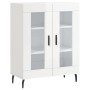 High glossy white plywood sideboard 69.5x34x180 cm by vidaXL, Sideboards - Ref: Foro24-3195749, Price: 156,99 €, Discount: %