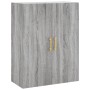 Tall gray Sonoma plywood sideboard 69.5x34x180 cm by vidaXL, Sideboards - Ref: Foro24-3195729, Price: 155,99 €, Discount: %