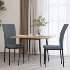 Dining chairs 2 units dark gray velvet by vidaXL, dining chairs - Ref: Foro24-326094, Price: 88,71 €, Discount: %