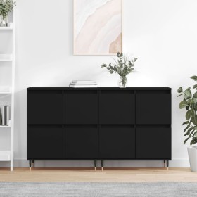 Sideboards 2 Stück schwarzes Sperrholz von vidaXL, Sideboards - Ref: Foro24-3190166, Preis: 126,76 €, Rabatt: %