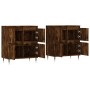 2-piece smoked oak plywood sideboards by vidaXL, Sideboards - Ref: Foro24-3190170, Price: 128,99 €, Discount: %