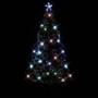 Árbol de Navidad artificial con soporte/LED 210 cm fibra óptica de vidaXL, Arboles de navidad - Ref: Foro24-242428, Precio: 1...