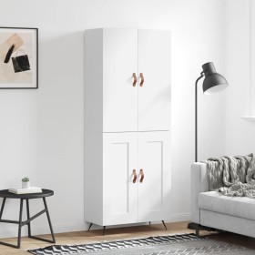 Tall white plywood sideboard 69.5x34x180 cm by vidaXL, Sideboards - Ref: Foro24-3195763, Price: 147,33 €, Discount: %